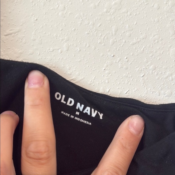 Old Navy Black One-Shoulder Bodycon top - Picture 2 of 3